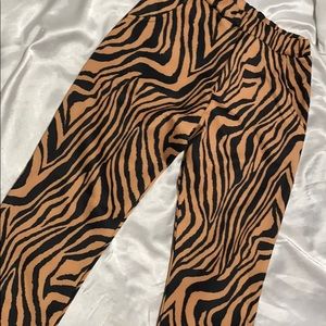 Animal print pants